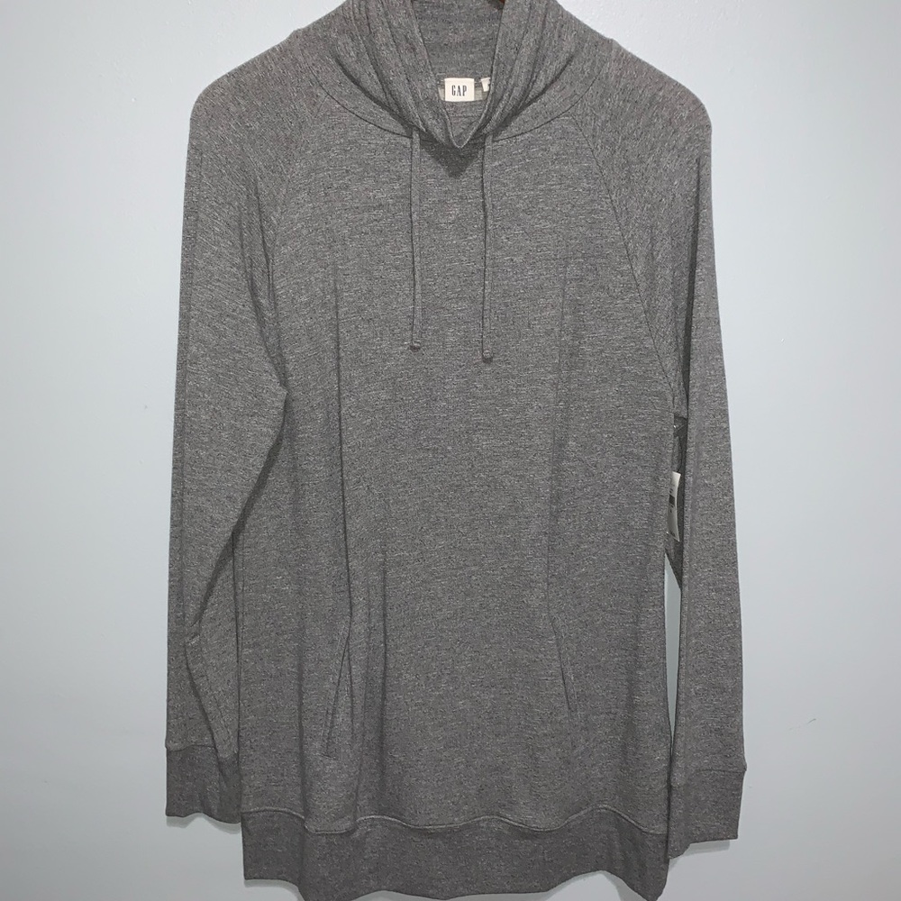 NWT- GAP Soft Mock Neck Sweater w/ Front Pocket
